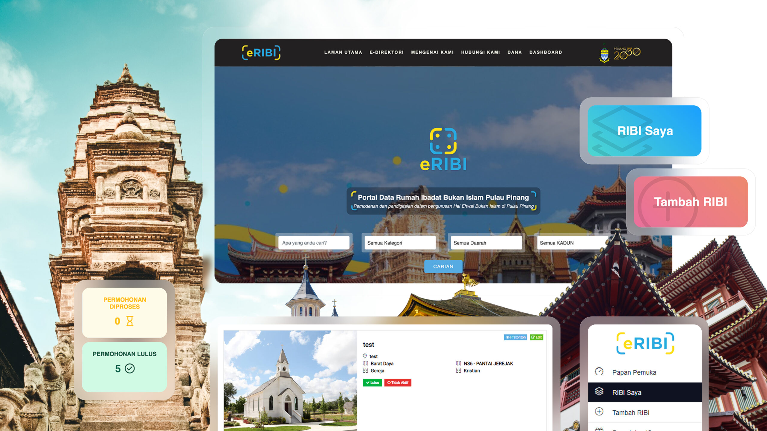 e-Portal Rumah Ibadat Bukan Islam (e-RIBI)